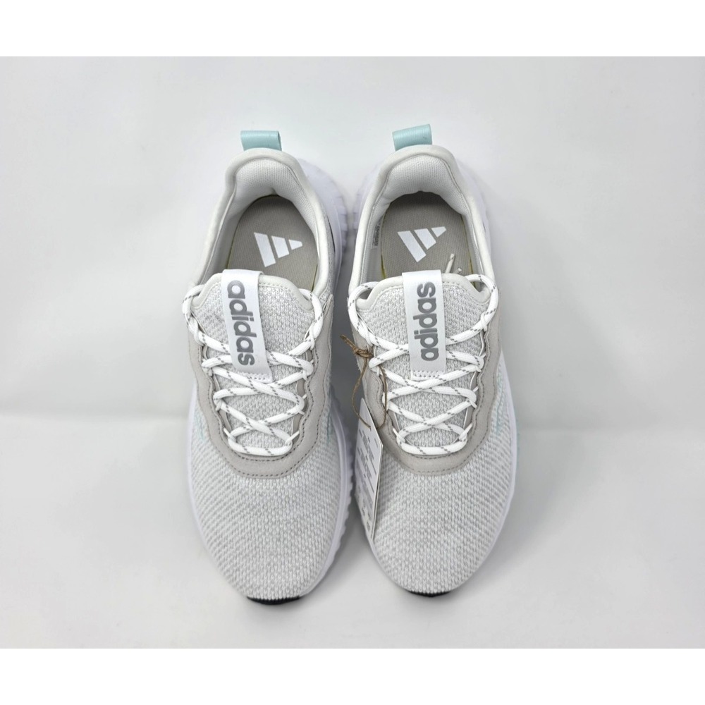 Adidas Kaptir Flow 2.0 White/Aqua/Silver Metallic Women's Size 7 NWB‎ - Picture 7 of 11